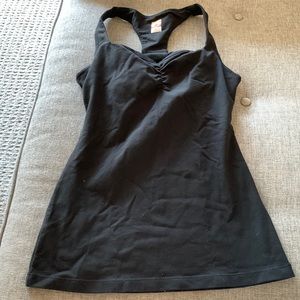 Lucy Power Tank Small with back cutout and front ruching